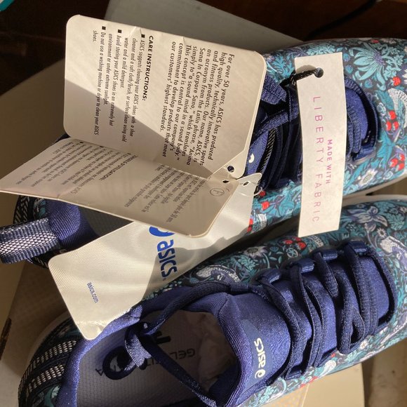 ASICS (rare) GEL FIT SANA SE blue, slip on sneakers size 7 - Picture 8 of 9